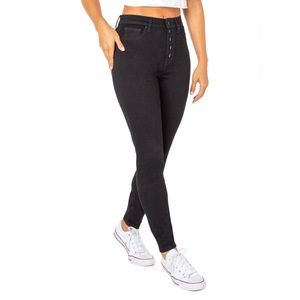 🆕 Hi-Rise Curvy Button Fly Skinny Jeans